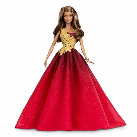 Кукла Barbie® в красном платье Праздничная 